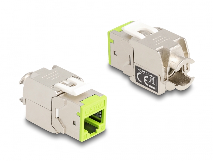 Delock Keystone Modul RJ45 Buchse zu LSA Cat.6A werkzeugfrei farbig Set 8 Stück #5 