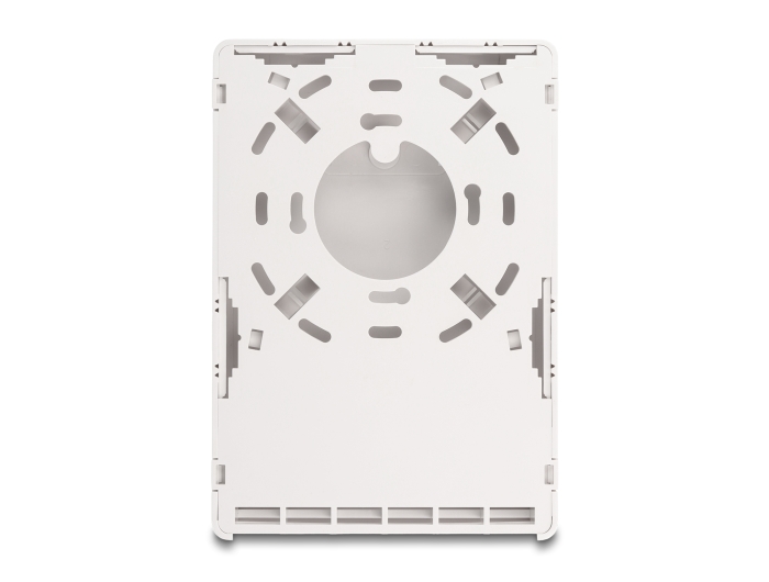 Delock Keystone Leergehäuse Aufputz 6 Port für Glasfaser und Netzwerk weiß #3 