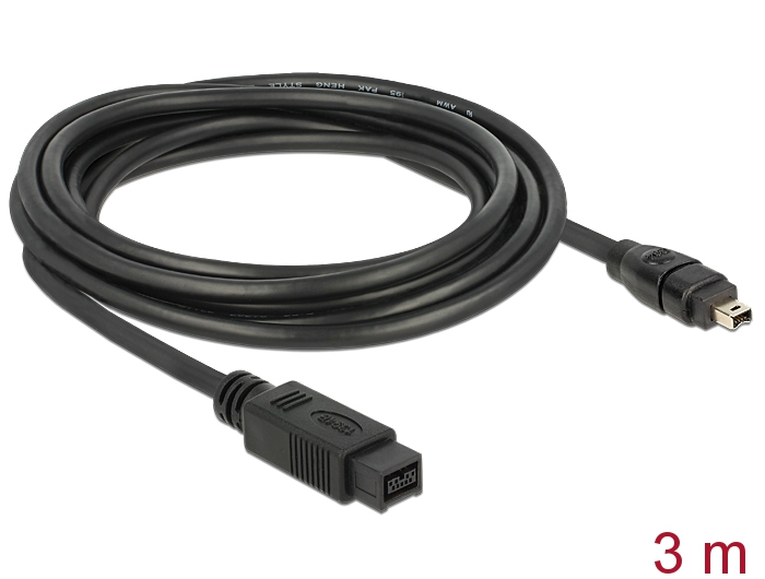 Delock Kabel FireWire 9 Pin Stecker > 4 Pin Stecker 3 m #2 