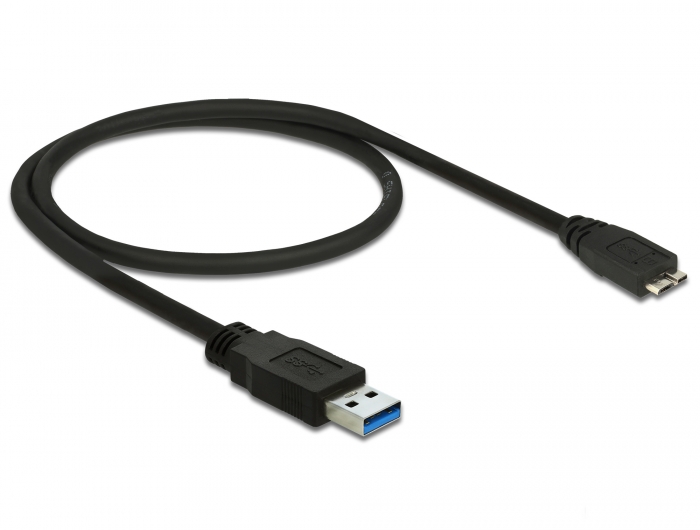Delock Kabel USB 3.0 Typ-A Stecker > USB 3.0 Typ Micro-B Stecker 0,5 m schwarz #2 