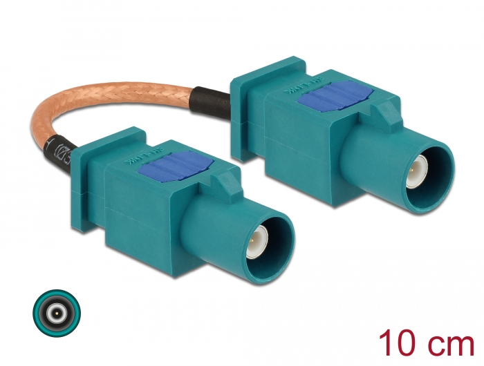 Delock Antennenkabel FAKRA Z Stecker > FAKRA Z Stecker RG-316 10 cm #1 