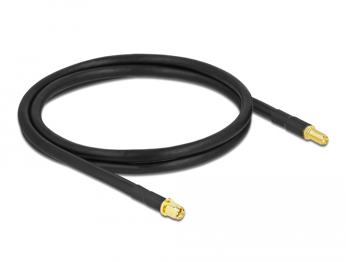 Delock Antennenkabel SMA Stecker zu SMA Buchse LMR/CFD300 0,9 m low loss #2 