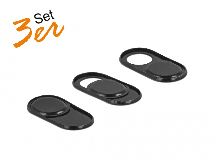 Delock Webcam Abdeckung für Notebook, Tablet und Smartphone 3 Stück #1 