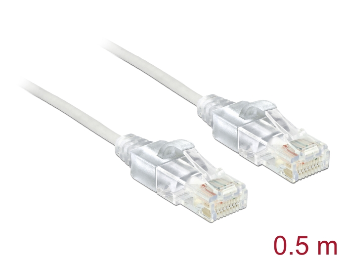 Delock Kabel RJ45 Cat.6 UTP Slim 0,5 m #1 
