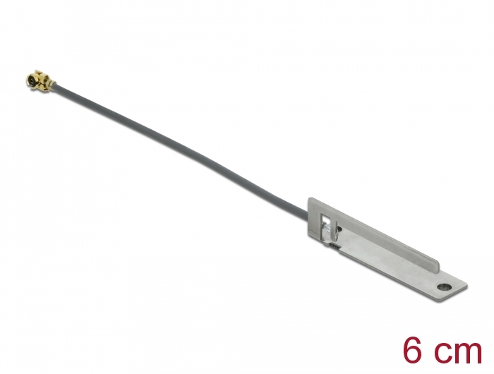 Delock WLAN 802.11 b/g/n Antenne I-PEX Inc., MHF® I Stecker 3 dBi 6 cm PIFA 805 intern #1 