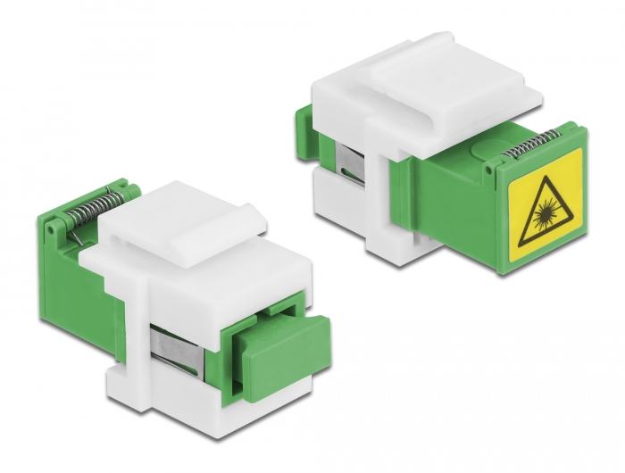 Delock Keystone Modul SC Simplex Buchse zu SC Simplex Buchse mit Laserschutzklappe innen #2 
