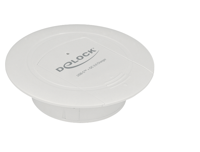 Delock USB Type-C™ Ladegerät PD 85 W + Qualcomm Quick Charge 3.0 für Tischeinbau #1 