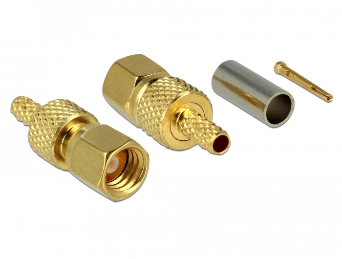 Delock SMC Stecker zum Crimpen RG-174 / RG-316 #1 