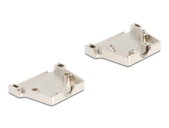 Delock Sub-D Steckergehäuse 50 Pin aus Metall inklusive Steckerverbinder Stecker und Montagematerial #2 