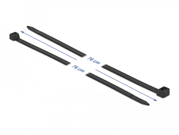 Delock Kabelbinder L 760 x B 8,8 mm 10 Stück schwarz #2 