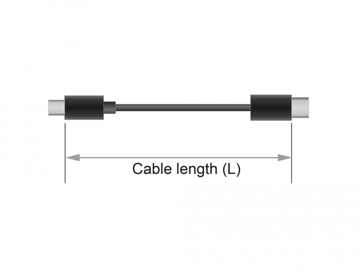 Delock Antennenkabel N Stecker > N Buchse LMR195 RF195 6 m low loss #2 