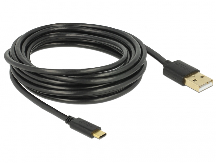 Delock USB 2.0 Kabel Typ-A zu Type-C 4 m #4 