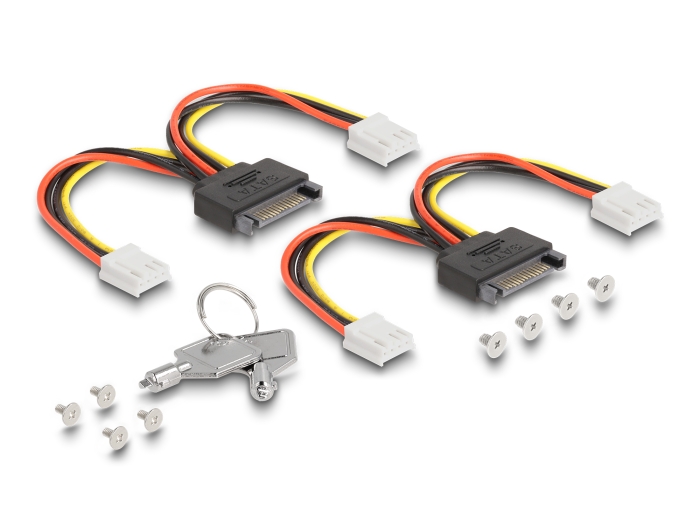 Delock 3.5″ Wechselrahmen für 4 x M.2 NVMe SSD mit OcuLink SFF-8612 Anschluss #7 