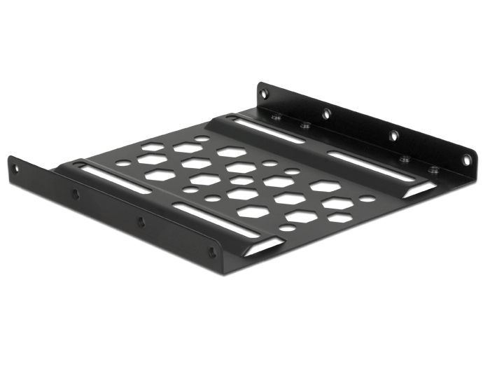 Delock Aluminium Einbaurahmen 2.5″ zu 3.5″ schwarz #1 