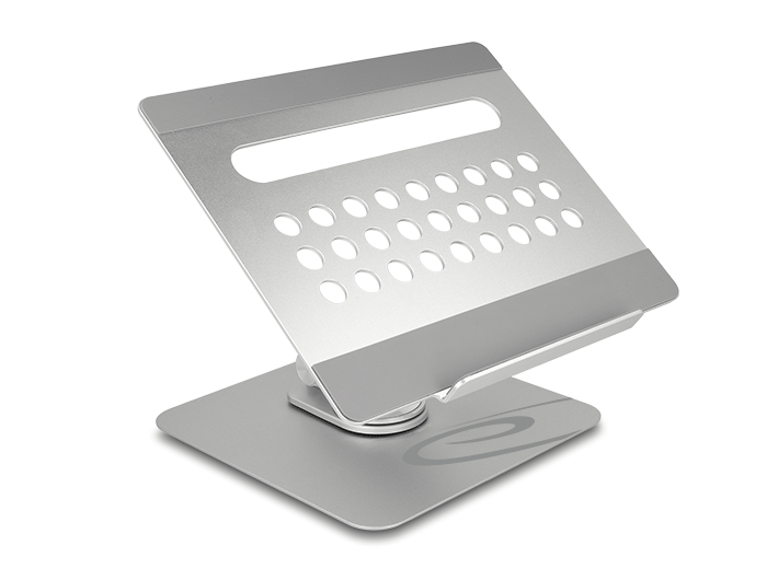 Delock Tablet und Notebook Ständer mit eingebauter Dockingstation 4K - HDMI / Kartenleser / Hub / PD 3.0 90 W - 360° drehbar #6 