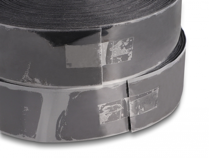 Delock Strapazierfähiges Klettband selbstklebend mit Haft- und Flauschband L 25 m x B 50 mm schwarz #4 
