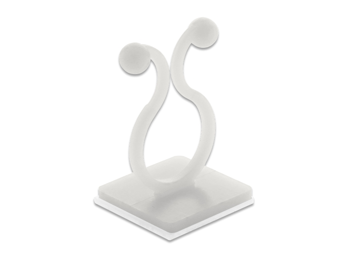 Delock Kabeldriller mit Klebesockel, Innen Ø 13,8 mm, natur 10 Stück #3 