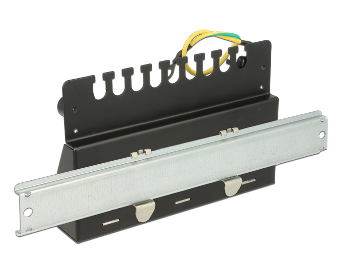 Delock Keystone Desktop Patchpanel 8 Port schwarz #4 