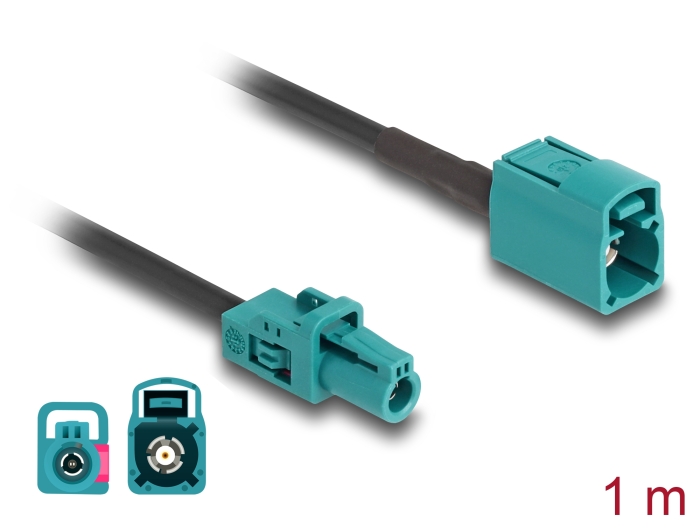 Delock Kabel Mini FAKRA Z Buchse quad zu FAKRA Z Buchse quad B-Typ #1 