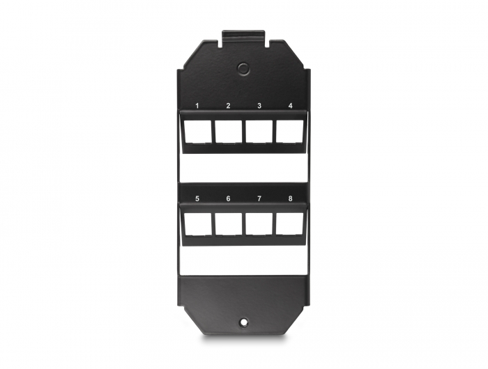 Delock Keystone Halterung 8 Port für Bodentank #2 