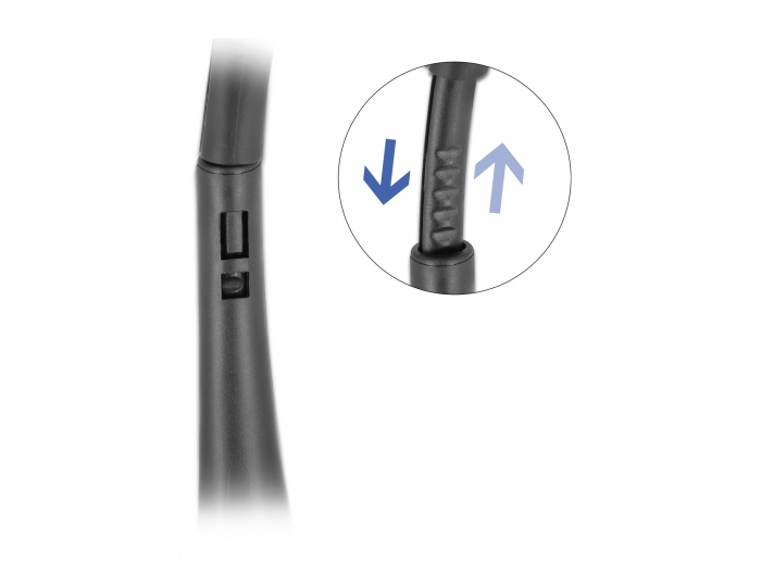 Delock USB Mono Headset mit Lautstärkeregler für PC und Notebook - Ultra-Leicht #2 