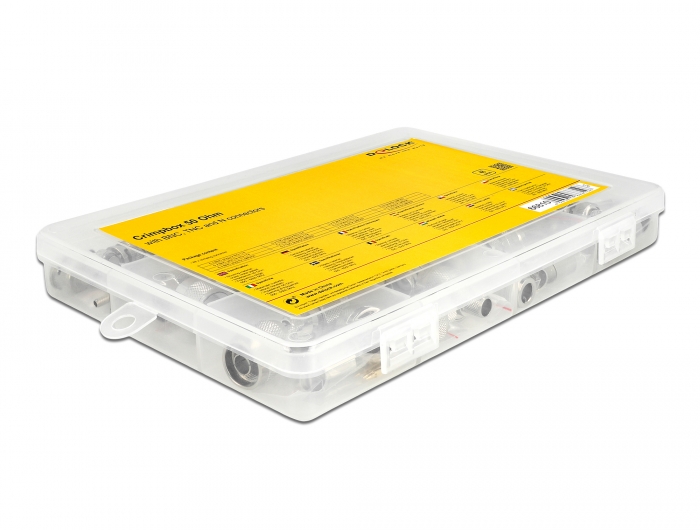 Delock Crimpbox 48-teilig 50 Ohm mit BNC, TNC und N Konnektoren #2 