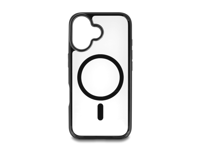 Delock Schutzhülle für iPhone 16 kompatibel mit MagSafe transparent-schwarz #2 