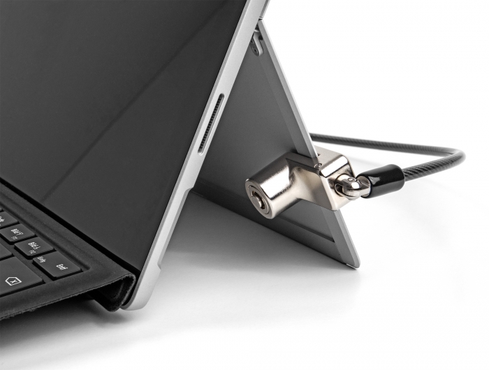 Navilock Notebook Sicherungskabel für Microsoft Surface Serie Pro & Go mit Schlüssel #3 