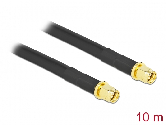 Delock Antennenkabel SMA Stecker zu SMA Stecker LMR/CFD300 10 m low loss #1 