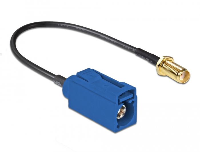 Delock Antennenkabel FAKRA C Buchse > SMA Buchse zum Einbau RG-174 20 cm #3 