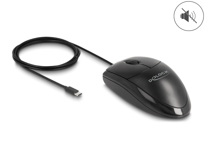 Delock Optische USB Type-C™ Desktop Maus – Lautlos #1 