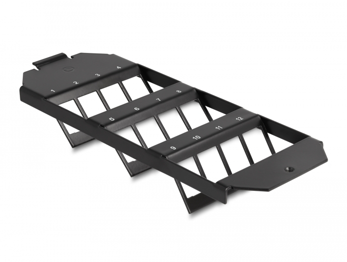 Delock Keystone Halterung 12 Port für Bodentank #1 