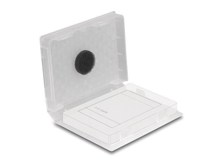 Delock Schutzbox für 2.5″ HDD / SSD transparent #4 