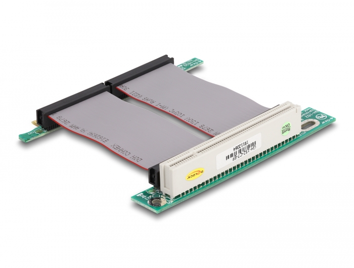 Delock Riser Karte PCI 32-Bit > PCI 32-Bit mit flexiblem Kabel 7 cm links gerichtet #2 