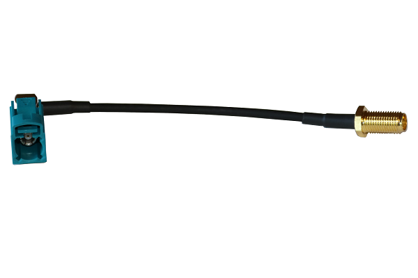 Adapter FAKRA Z 90° female auf SMA female #1 