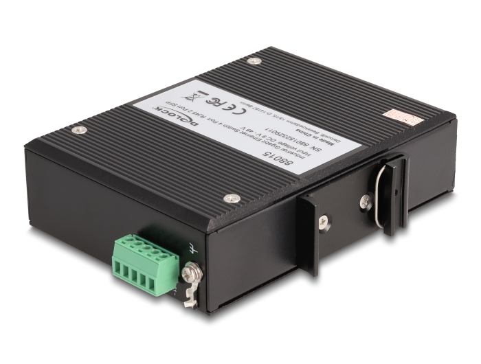 Delock Industrie Gigabit Ethernet Switch 4 Port RJ45 2 Port SFP für Hutschiene #4 