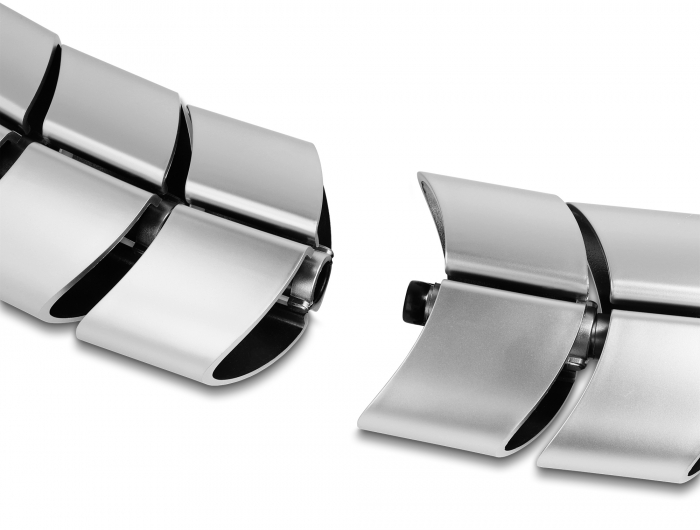 Delock Kabelkanal für Schreibtisch 740 x 75 mm höhenverstellbar silber #2 