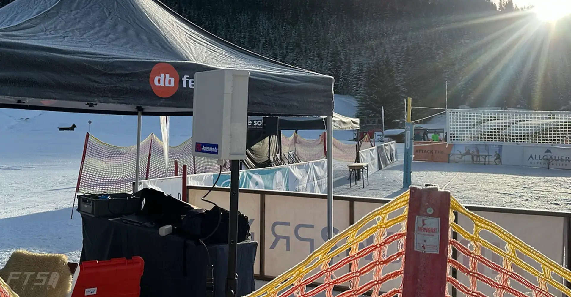 Internet/WiFi Box bei -13C° im Kälte-Härtetest