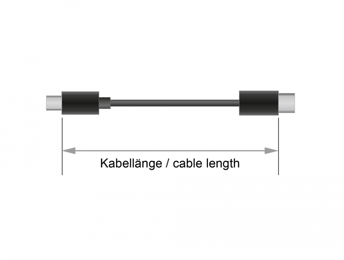 Delock USB 2.0 Kabel Typ-A zu Type-C 4 m #2 
