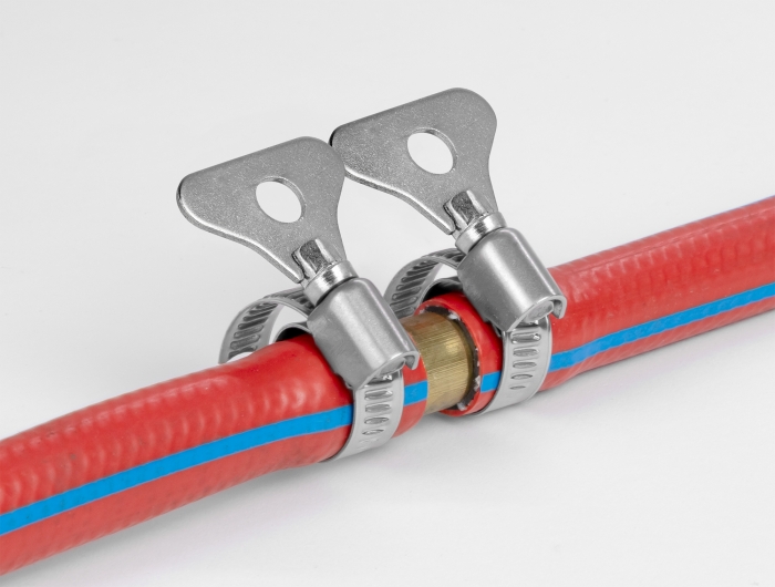 Delock Schlauchschelle mit Flügelmutter 25 - 40 mm 10 Stück Metall #2 