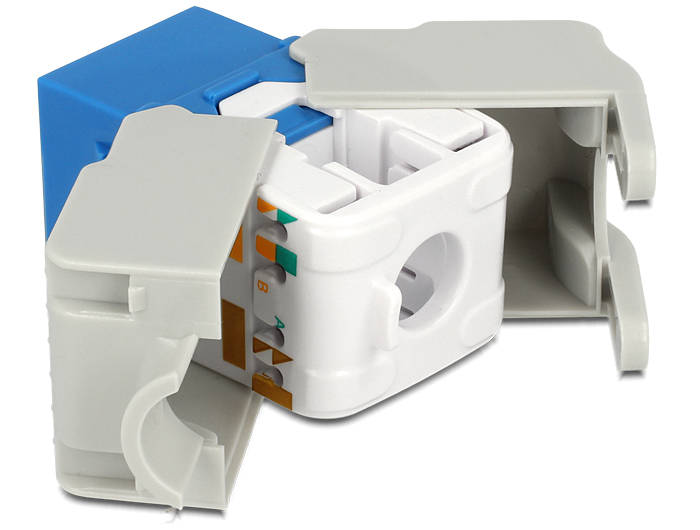 Delock Keystone Modul RJ45 auf LSA Cat.6 blau #2 