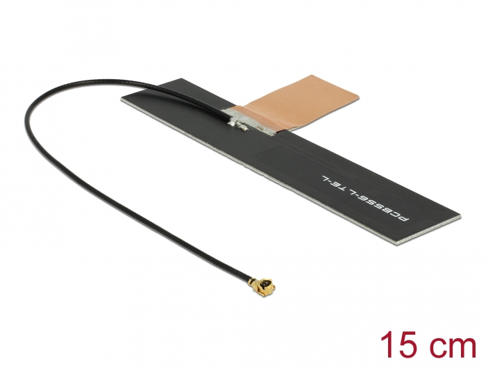 Delock LTE Antenne I-PEX Inc., MHF® I Stecker 0,5 - 2,0 dBi 1.13 15 cm PCB intern Klebemontage #1 