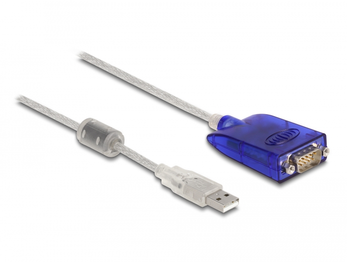 Delock Adapter USB Typ-A zu Seriell RS-422/485 DB9 mit Überspannungsschutz 600 W und erweiterter Temperaturbereich #3 
