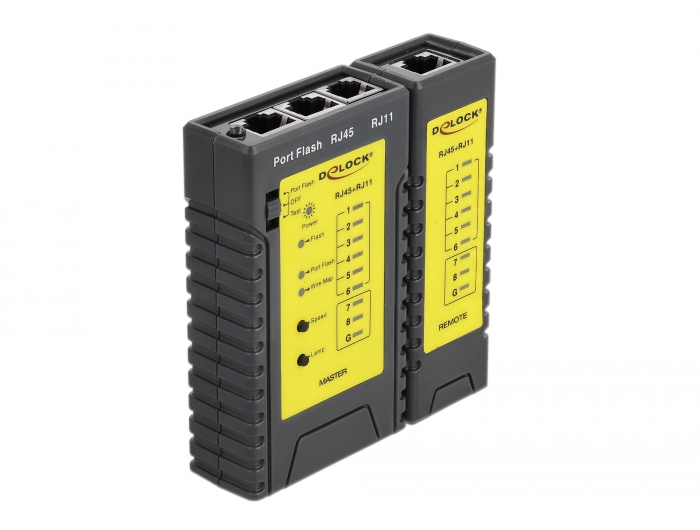 Delock Kabeltester RJ45 / RJ12 + Portfinder #1 