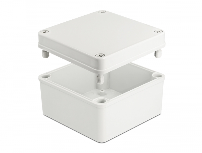 Delock Installationsgehäuse IP65 wasserdicht 125 x 125 x 75 mm grau #2 