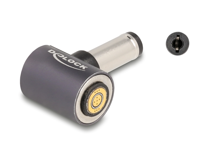 Delock Adapter für Notebook Ladekabel 5,5 x 2,1 mm Stecker zu magnetischem 8 Pin Konnektor #1 