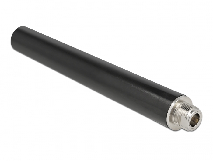 Delock Dualband WLAN WiFi 6 Antenne N Buchse 4 - 6 dBi 16,55 cm omnidirektional starr outdoor schwarz #3 