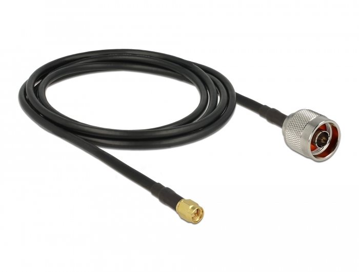 Delock Antennenkabel N Stecker zu SMA Stecker LMR/CFD200 2,5 m low loss #2 
