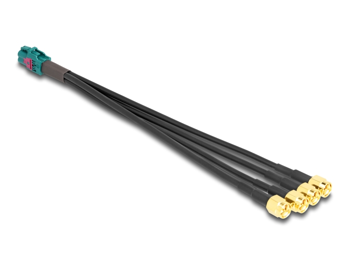 Delock Kabel Mini FAKRA Z Buchse quad zu 4 x SMA Stecker A-Typ Premium #3 