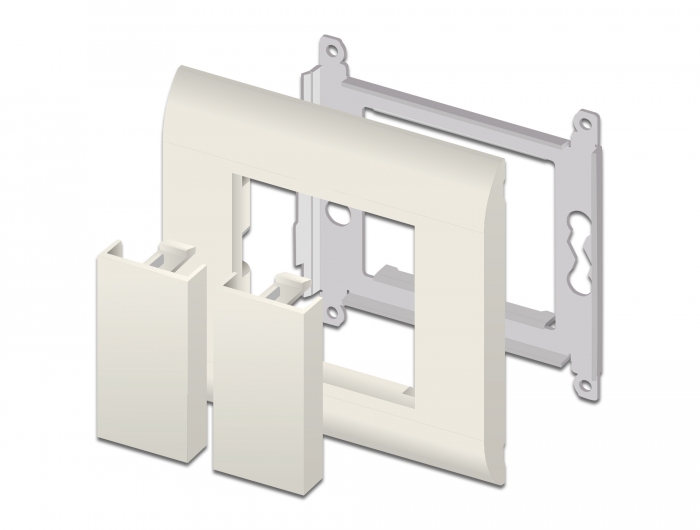 Delock Easy 45 Modul-Blindblende 45 x 22,5 mm 10 Stück weiß #3 
